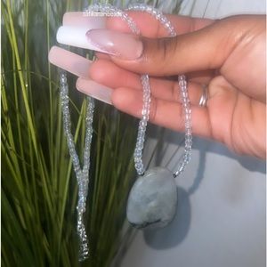 Labradorite crystal necklace